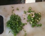A picture of step 1 of Akki Rotti.