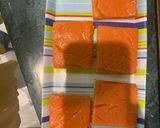 Foto del paso 3 de la receta: Cuadraditos de papaya con masa vegana sin lácteos