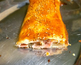 Foto del paso 6 de la receta: Hojaldre de bacon pimientos y queso