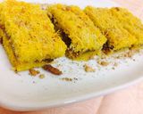 A picture of step 2 of Kunafa with Peanuts and Mixed Nuts.