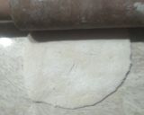 A picture of step 2 of Gol Roti.