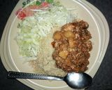 A picture of step 4 of Cous cous da miyar Irish da kwai.