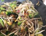 A picture of step 8 of Green Veg StirFry with Beanshoots.