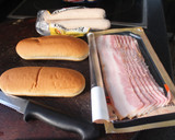 Foto del paso 1 de la receta: Salchichas con bacon