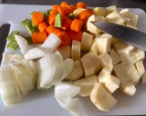 Foto del paso 1 de la receta: Puré de chirivia y verduras al eneldo en mambo Cecotec