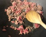 Une image de l'étape 2 de Wok de bœuf / chou chinois et nouille de riz.