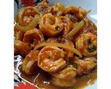 Foto langkah ke 5 dari resep Udang saus padang.