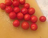 Foto del passaggio 1 della ricetta Insalata di pasta pomodorini e ceci al curry