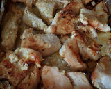 Mézes-mustáros sült csirkemellfilé baconba tekert spárgával recept fázis 1 fotója