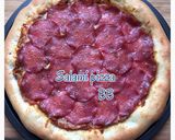 Foto langkah ke 6 dari resep Pizza with salami.