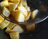 A picture of step 4 of Crispy potato chat.