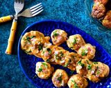 A picture of step 6 of Cajun potatoes.