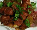 A picture of step 6 of Soya Chilli.