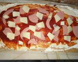 Mini pizza recept fázis 3 fotója