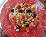 Foto del paso 4 de la receta: Ensalada de garbanzos con tomate, comino y cilantro