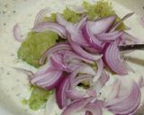 A picture of step 4 of Lauki ka raita.