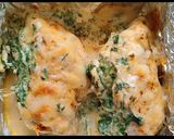 A picture of step 6 of Spinach Stuffed Chicken.