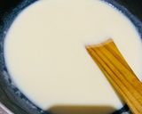 A picture of step 3 of Roasted Broccoli and Penne in Bechamel sauce.