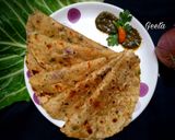 प्याज और बंदगोभी के थेपले (pyaz aur bandh Gobi ke theple recipe in Hindi) रेसिपी चरण 6 फोटो