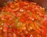 A picture of step 4 of Bell Peppers and Beans Soup.