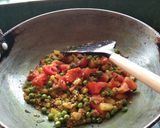 A picture of step 3 of रवा उपमा.