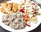 Csirkemell szeletek - lencse & kínai kel salátával recept fázis 4 fotója