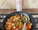 A picture of step 9 of Chili paneer.