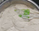 A picture of step 3 of Dahi Bhalla in Appampatra.