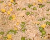 A picture of step 3 of Green Peas & Mixed Veggies Pulao.