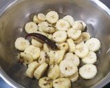 A picture of step 3 of Ripe Banana jain Sabji.