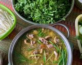 Hình bước làm 3 của món Lẩu vịt nấu chao