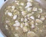 A picture of step 4 of Leek and Chicken Pie.