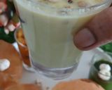 A picture of step 10 of Varat special, poory bhaji, chattny, makhany ki kher.