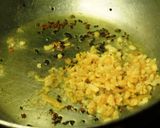 A picture of step 2 of Prawns Flavorsome in not so restaurant style.