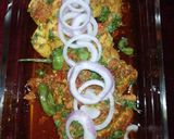 A picture of step 5 of Chicken Tikka karahi.