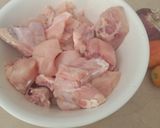 A picture of step 1 of Yakhni pulao.