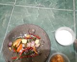 Foto langkah ke 5 dari resep Tumis Sehat: Oseng Jamur, Sambal Terasi, Ikan Dero tepung basah.