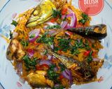 A picture of step 9 of Abacha (African salad).