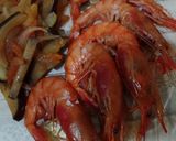 Foto del paso 4 de la receta Gambas de Palamós con vinagreta de verduras templada