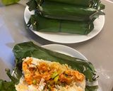 Foto langkah ke 6 dari resep Nasi Bakar Ayam kemangi.