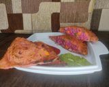 A picture of step 9 of Vegetable Semolina Sandwich/ Rava Sandwich.
