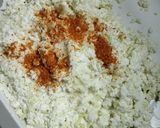 A picture of step 4 of Gobhi mint kofta with shahi malai and makhani gravy.
