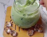 Foto langkah ke 4 dari resep Iced Matcha Latte (No Sugar, Diet Friendly).