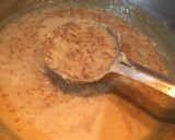 A picture of step 7 of Payesh / Kheer.