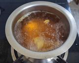 A picture of step 3 of Ginger Turmeric Tea.
