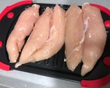 Foto del paso 5 de la receta: Solomillos de pollo al Roquefort en grill Lékué al microondas