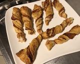 Une image de l'étape 9 de Feuilletés torsadés jambon, barbecue, sésame doré.