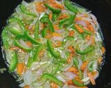 A picture of step 2 of Masala pasta.