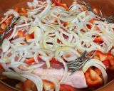 Foto del paso 5 de la receta Costillas al horno con pimientos