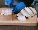 A picture of step 4 of Taro Cake (with Video).